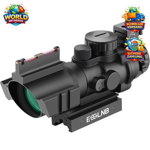 Zielfernrohr 4x32mm red dot - 4x32mm,