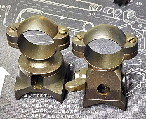 Zielfernrohr ringe tlg 2 - zielfernrohr-ringe, 2-tlg